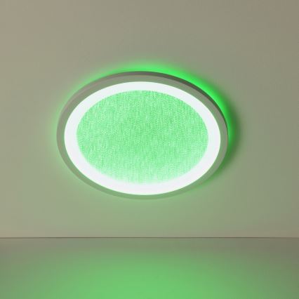 Brilliant - Plafón LED RGBW regulable TANIDA LED/22W/230V 3000-6500K+ control remoto