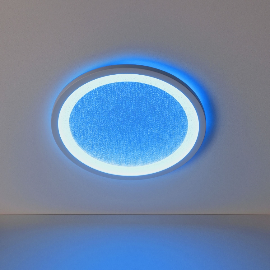 Brilliant - Plafón LED RGBW regulable TANIDA LED/22W/230V 3000-6500K+ control remoto