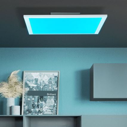 Brilliant - Plafón LED RGBW regulable ABIE LED/24W/230V 2700-6500K + control remoto