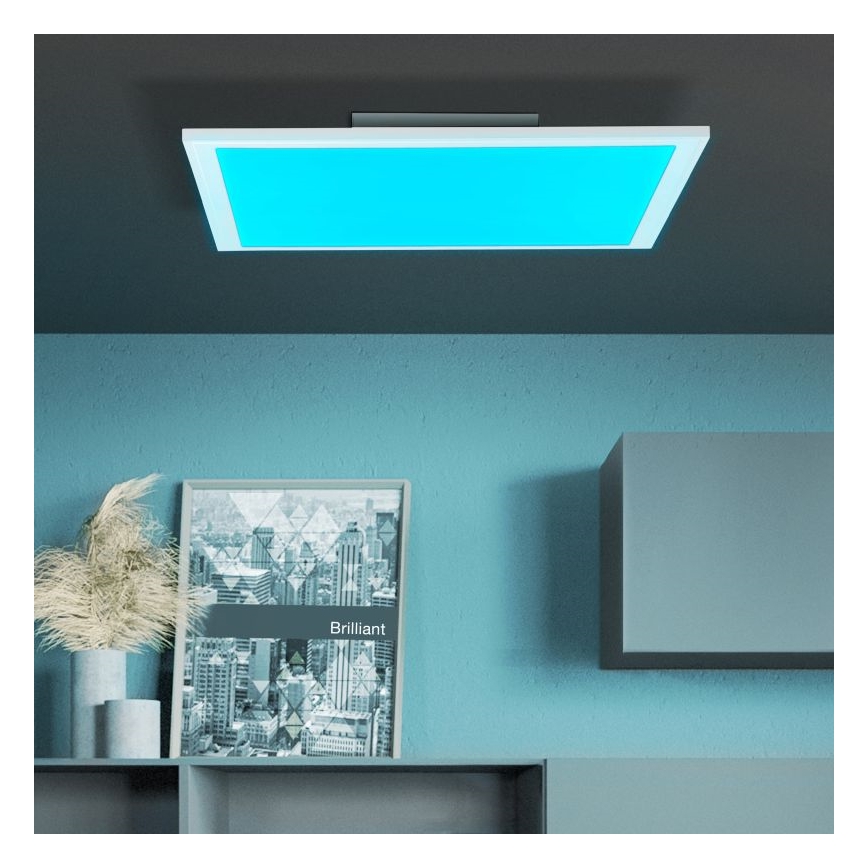 Brilliant - Plafón LED RGBW regulable ABIE LED/24W/230V 2700-6500K + control remoto