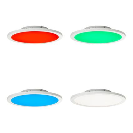 Brilliant - Plafón LED RGBW regulable ABIE LED/24W/230V 2700-6500K + control remoto