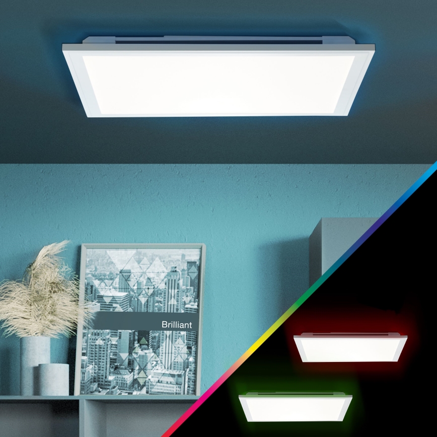 Brilliant - Plafón LED RGBW regulable ALLIE LED/24W/230V 2700-6500K + control remoto