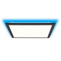 Brilliant - Plafón LED RGBW regulable ALLIE LED/24W/230V 2700-6500K negro + control remoto