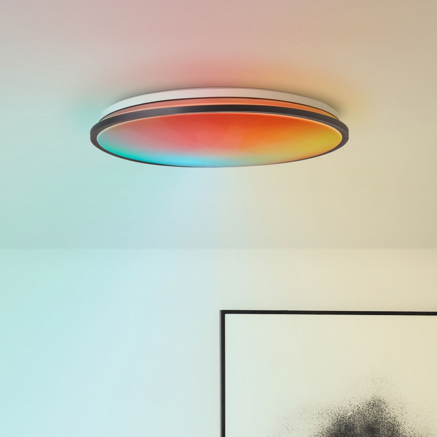 Brilliant - Plafón LED RGBW regulable HEIDA LED/30W/230V 3000-6500K + control remoto