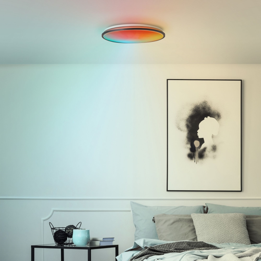 Brilliant - Plafón LED RGBW regulable HEIDA LED/30W/230V 3000-6500K + control remoto