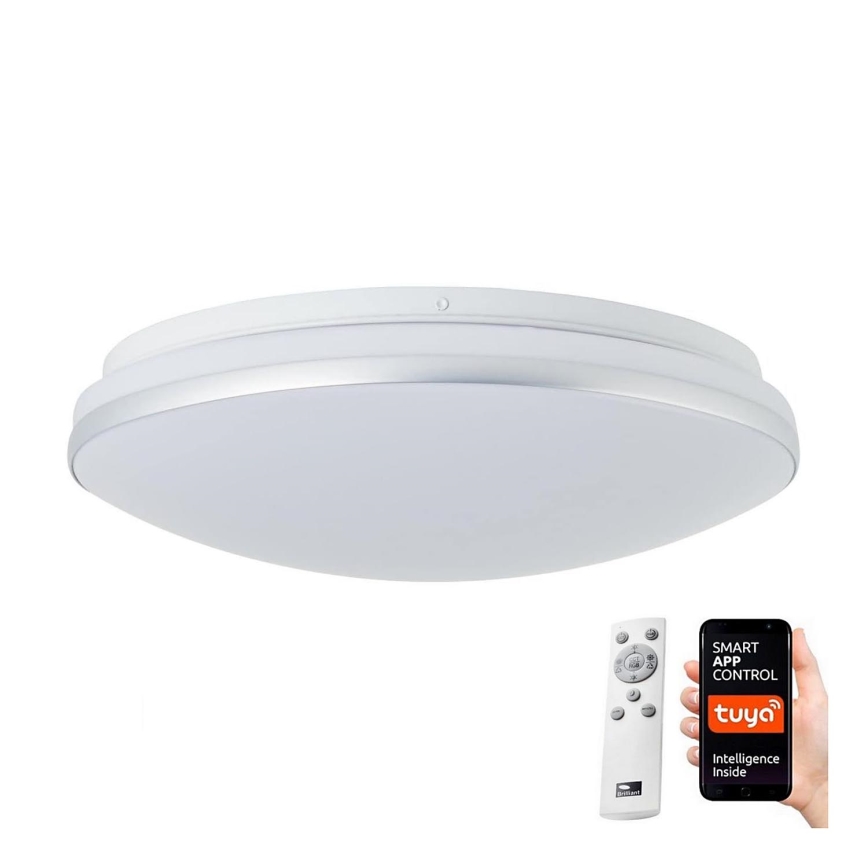 Brilliant - Plafón LED RGBW regulable MIDWAY LED/14W/230V 3100-6500K Wi-Fi Tuya + control remoto