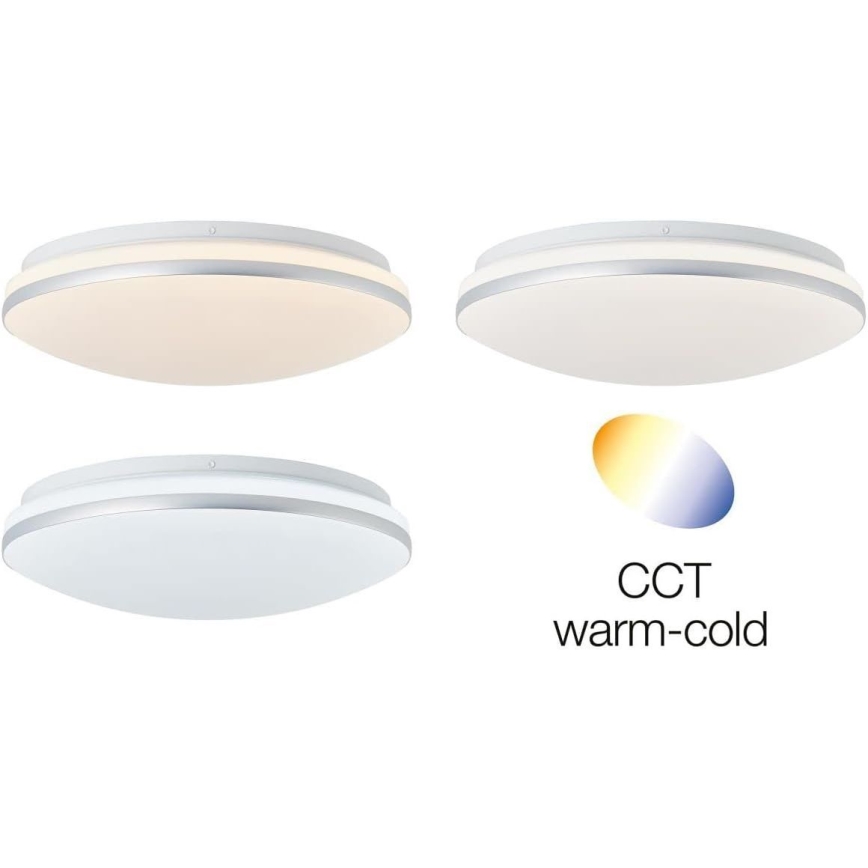 Brilliant - Plafón LED RGBW regulable MIDWAY LED/14W/230V 3100-6500K Wi-Fi Tuya + control remoto