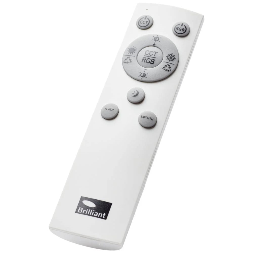 Brilliant - Plafón LED RGBW regulable MIDWAY LED/14W/230V 3100-6500K Wi-Fi Tuya + control remoto