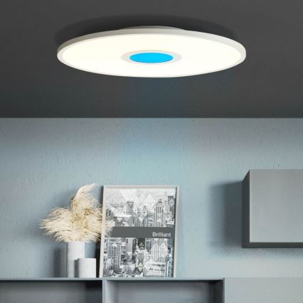 Brilliant - Plafón LED RGBW regulable ODELLA LED/24W/230V 2700-6500K + control remoto