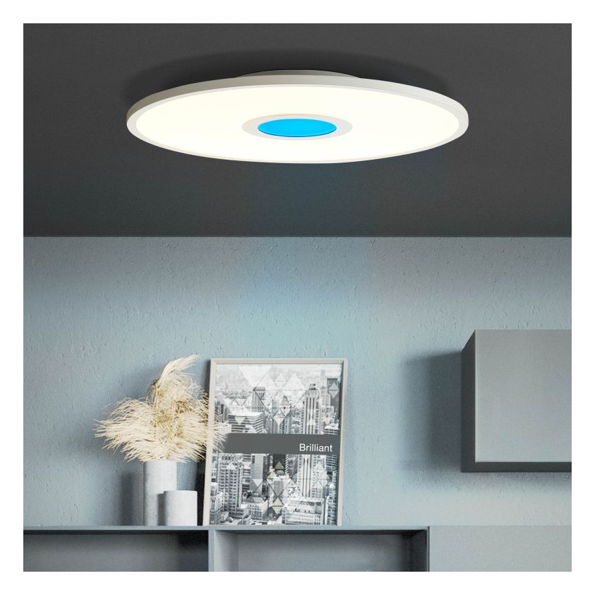 Brilliant - Plafón LED RGBW regulable ODELLA LED/24W/230V 2700-6500K + control remoto