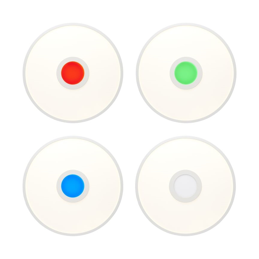 Brilliant - Plafón LED RGBW regulable ODELLA LED/24W/230V 2700-6500K + control remoto