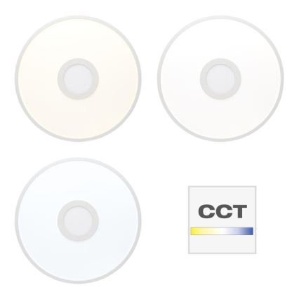 Brilliant - Plafón LED RGBW regulable ODELLA LED/24W/230V 2700-6500K + control remoto