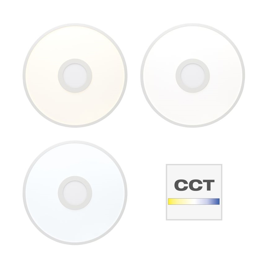 Brilliant - Plafón LED RGBW regulable ODELLA LED/24W/230V 2700-6500K + control remoto