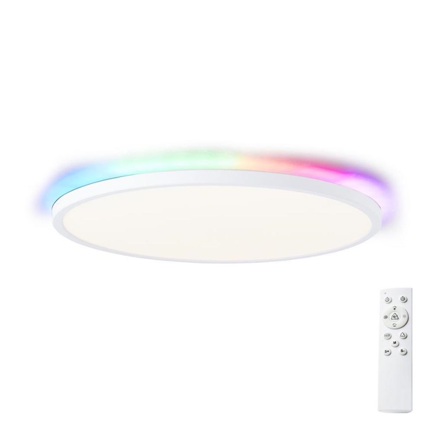 Brilliant - Plafón LED RGBW regulable SALTERY LED/22W/230V 3000-6500K + control remoto