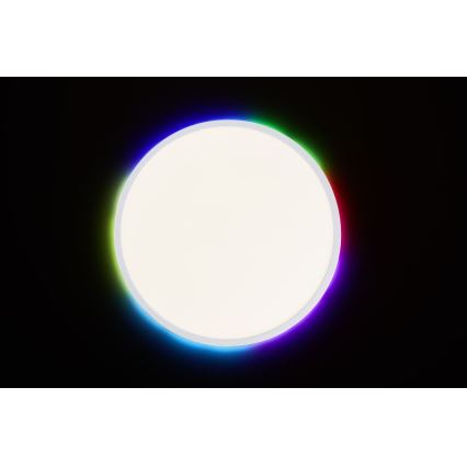 Brilliant - Plafón LED RGBW regulable SALTERY LED/22W/230V 3000-6500K + control remoto