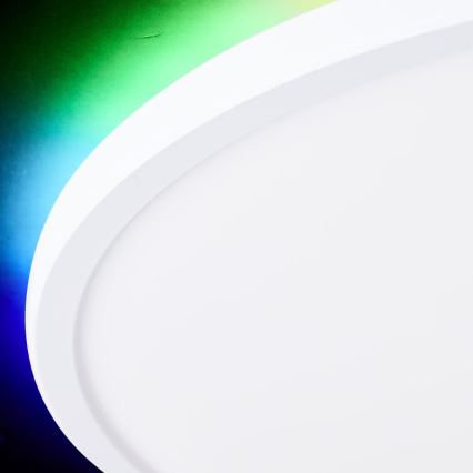 Brilliant - Plafón LED RGBW regulable SALTERY LED/22W/230V 3000-6500K + control remoto