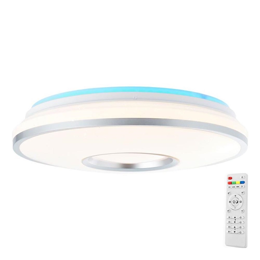 Brilliant - Plafón LED RGBW regulable VISITATION LED/24W/230V 3000-6500K + control remoto