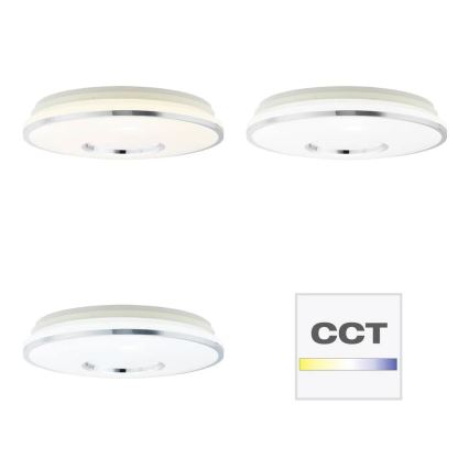 Brilliant - Plafón LED RGBW regulable VISITATION LED/32W/230V 3000-6500K + control remoto