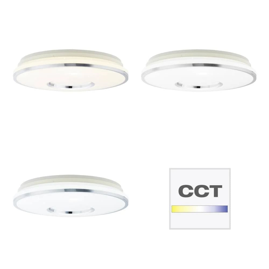 Brilliant - Plafón LED RGBW regulable VISITATION LED/32W/230V 3000-6500K + control remoto