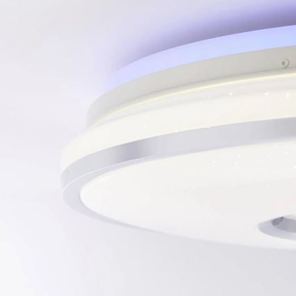 Brilliant - Plafón LED RGBW regulable VISITATION LED/32W/230V 3000-6500K + control remoto