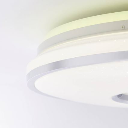 Brilliant - Plafón LED RGBW regulable VISITATION LED/32W/230V 3000-6500K + control remoto
