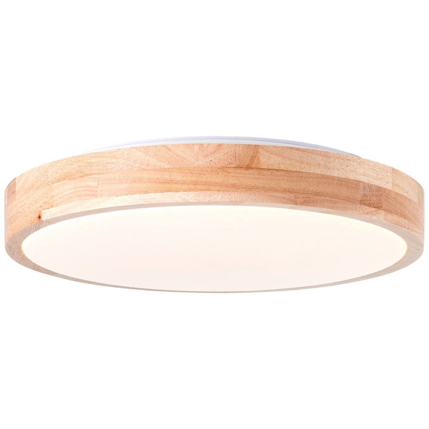 Brilliant - Plafón LED SLIMLINE LED/14W/230V 3000/4000K madera de caucho - FSC Certificado
