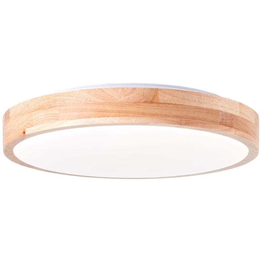 Brilliant - Plafón LED SLIMLINE LED/14W/230V 3000/4000K madera de caucho - FSC Certificado