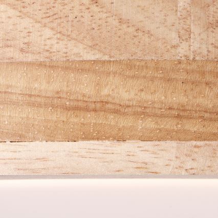 Brilliant - Plafón LED SLIMLINE LED/14W/230V 3000/4000K madera de caucho - FSC Certificado