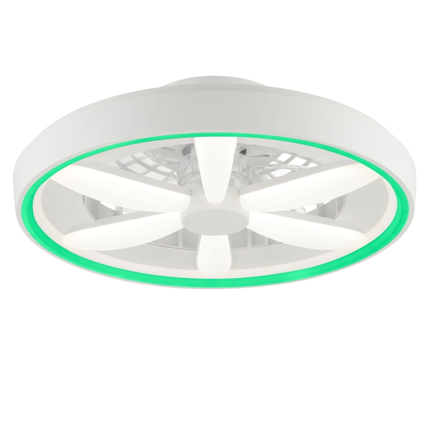 Brilliant - LED RGBW Ventilador de techo regulable con luz GAIANO LED/48W/230V 2700-6500K blanco + control remoto