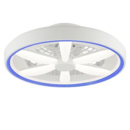 Brilliant - LED RGBW Ventilador de techo regulable con luz GAIANO LED/48W/230V 2700-6500K blanco + control remoto
