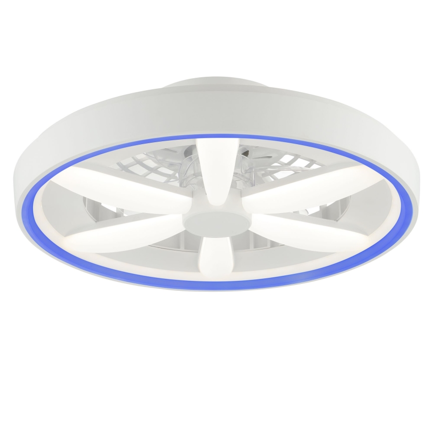 Brilliant - LED RGBW Ventilador de techo regulable con luz GAIANO LED/48W/230V 2700-6500K blanco + control remoto