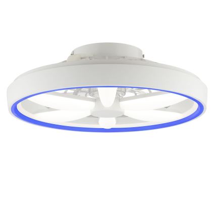 Brilliant - LED RGBW Ventilador de techo regulable con luz GAIANO LED/48W/230V 2700-6500K blanco + control remoto