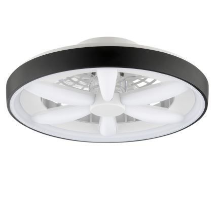 Brilliant - LED RGBW Ventilador de techo regulable con luz GAIANO LED/48W/230V 2700-6500K negro + control remoto