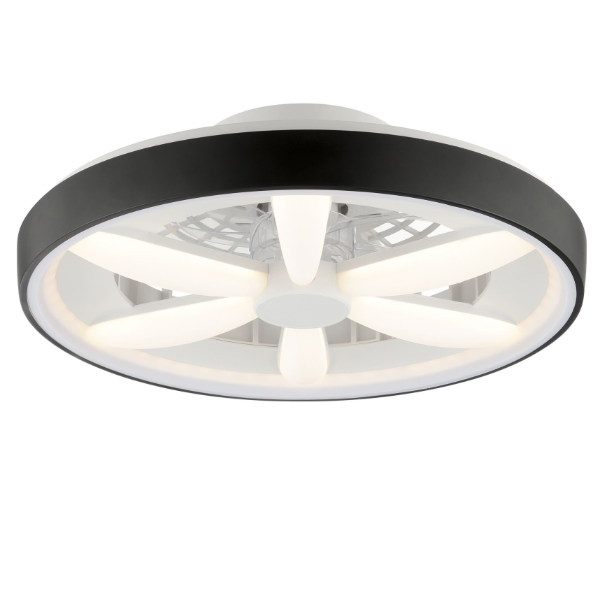 Brilliant - LED RGBW Ventilador de techo regulable con luz GAIANO LED/48W/230V 2700-6500K negro + control remoto