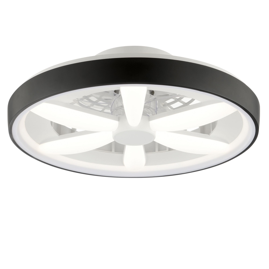 Brilliant - LED RGBW Ventilador de techo regulable con luz GAIANO LED/48W/230V 2700-6500K negro + control remoto