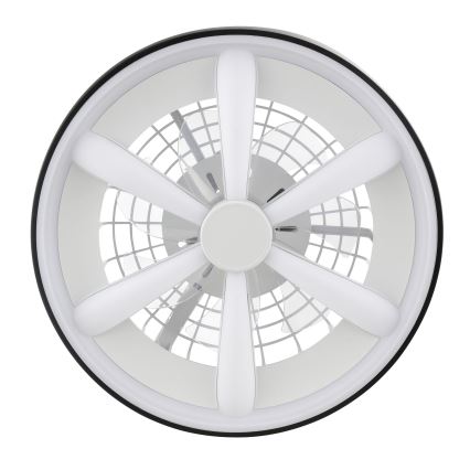 Brilliant - LED RGBW Ventilador de techo regulable con luz GAIANO LED/48W/230V 2700-6500K negro + control remoto