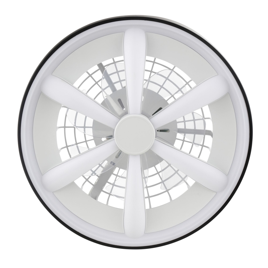 Brilliant - LED RGBW Ventilador de techo regulable con luz GAIANO LED/48W/230V 2700-6500K negro + control remoto