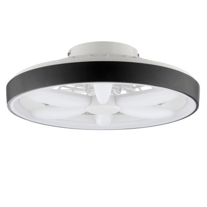 Brilliant - LED RGBW Ventilador de techo regulable con luz GAIANO LED/48W/230V 2700-6500K negro + control remoto