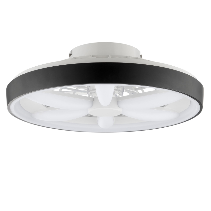 Brilliant - LED RGBW Ventilador de techo regulable con luz GAIANO LED/48W/230V 2700-6500K negro + control remoto