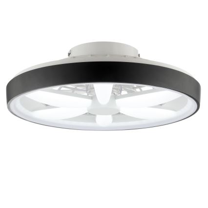 Brilliant - LED RGBW Ventilador de techo regulable con luz GAIANO LED/48W/230V 2700-6500K negro + control remoto