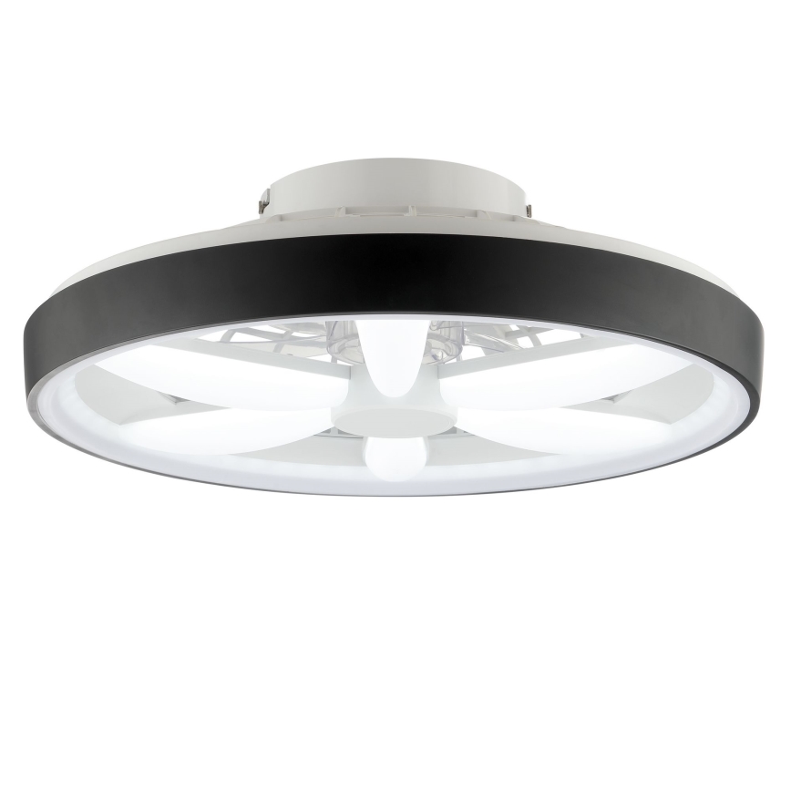 Brilliant - LED RGBW Ventilador de techo regulable con luz GAIANO LED/48W/230V 2700-6500K negro + control remoto