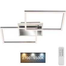 Brilo - Lámpara de techo LED regulable FRAME 2xLED/20W/230V 2700-6500K + control remoto