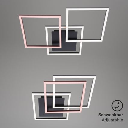 Brilo - Lámpara de techo LED regulable FRAME LED/30W/230V