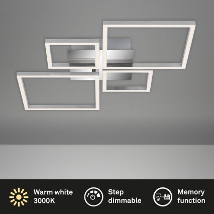 Brilo - Lámpara de techo LED regulable FRAME LED/44W/230V