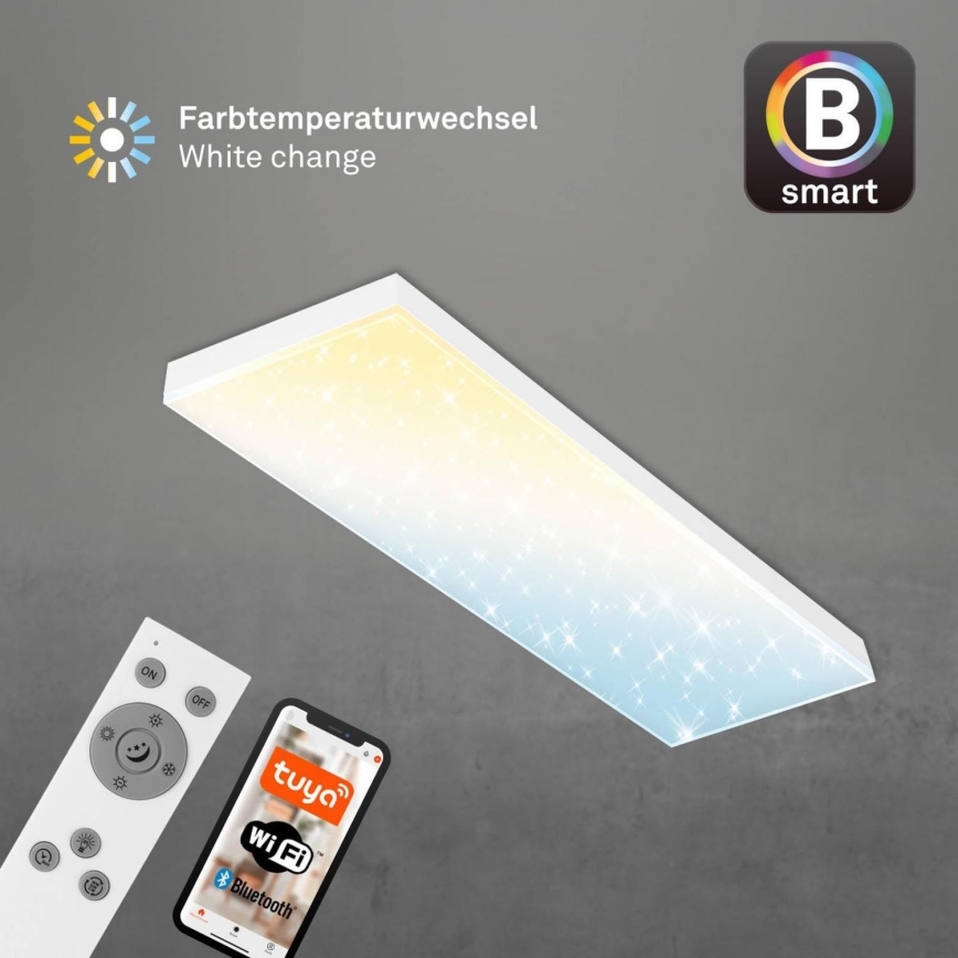 Brilo - Panel LED de superficie regulable FRAMELESS LED/28W/230V Wi-Fi Tuya + control remoto