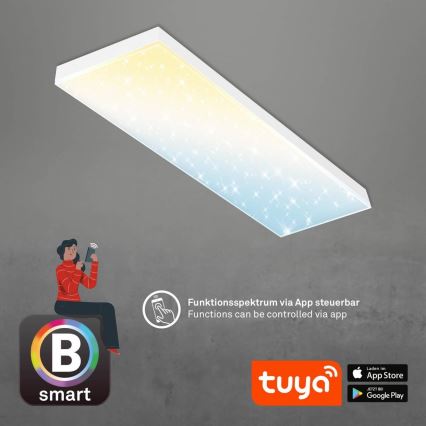 Brilo - Panel LED de superficie regulable FRAMELESS LED/28W/230V Wi-Fi Tuya + control remoto