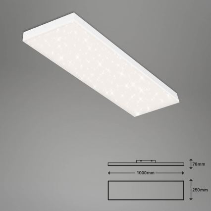 Brilo - Panel LED de superficie regulable FRAMELESS LED/28W/230V Wi-Fi Tuya + control remoto