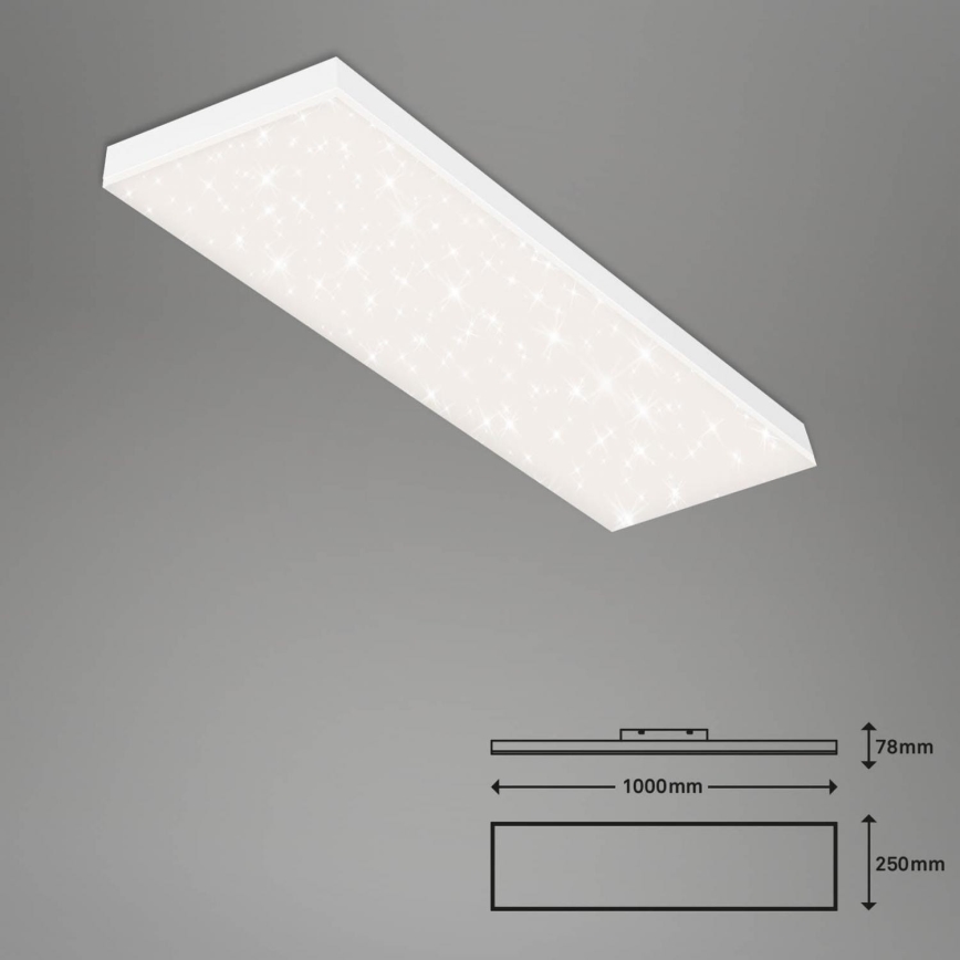 Brilo - Panel LED de superficie regulable FRAMELESS LED/28W/230V Wi-Fi Tuya + control remoto