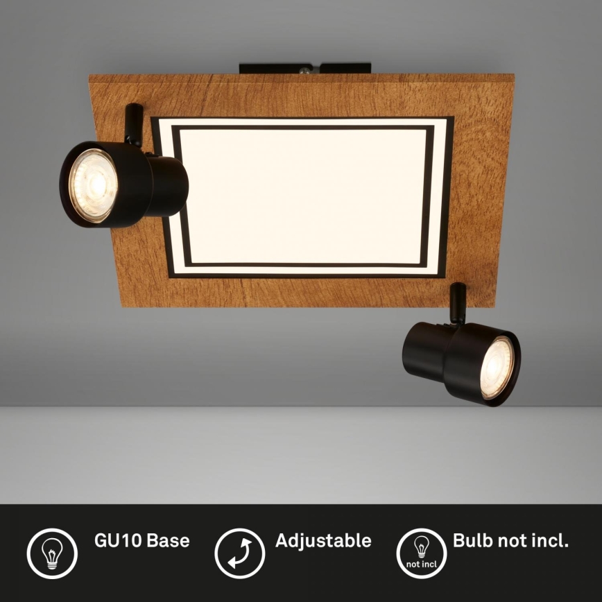 Brilo - Plafón LED LED/12W/230V + 2xGU10/9W 3000K