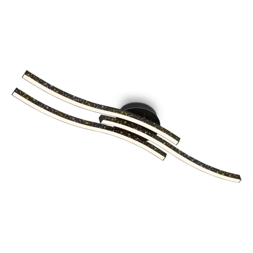 Brilo - Plafón LED LED/19W/230V 3000K negro